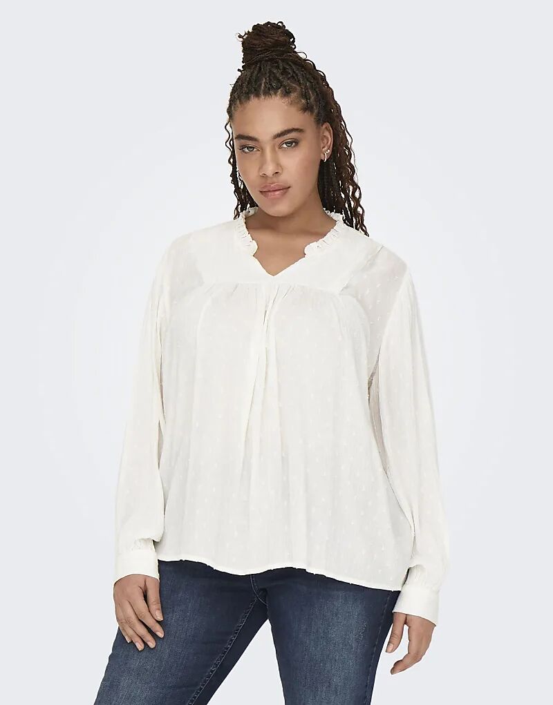 

Блузка ONLY Curve, белый