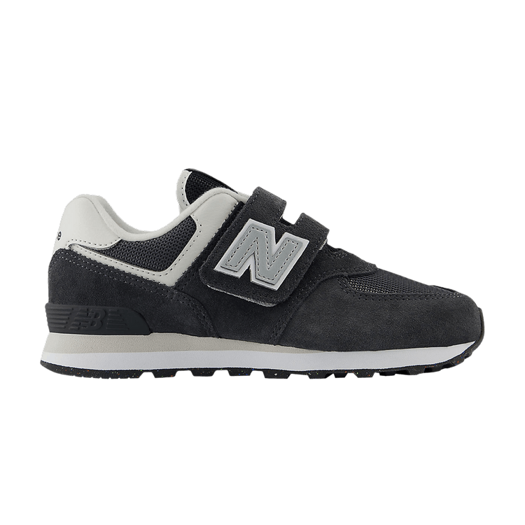 

Кроссовки New Balance 574 Hook & Loop Little Kid Wide 'Magic Black Magnetic Grey', черный
