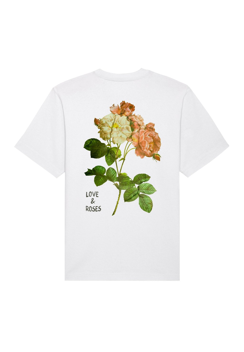 

Футболка с принтом ROSES BACK HEAVYWEIGHT Mira Paris, белый