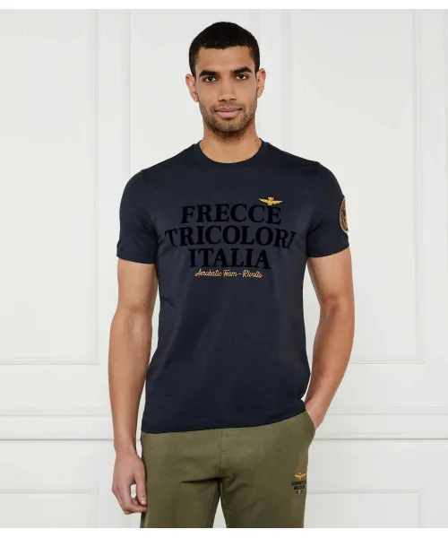 

Футболка Regular fit Aeronautica Militare, синий