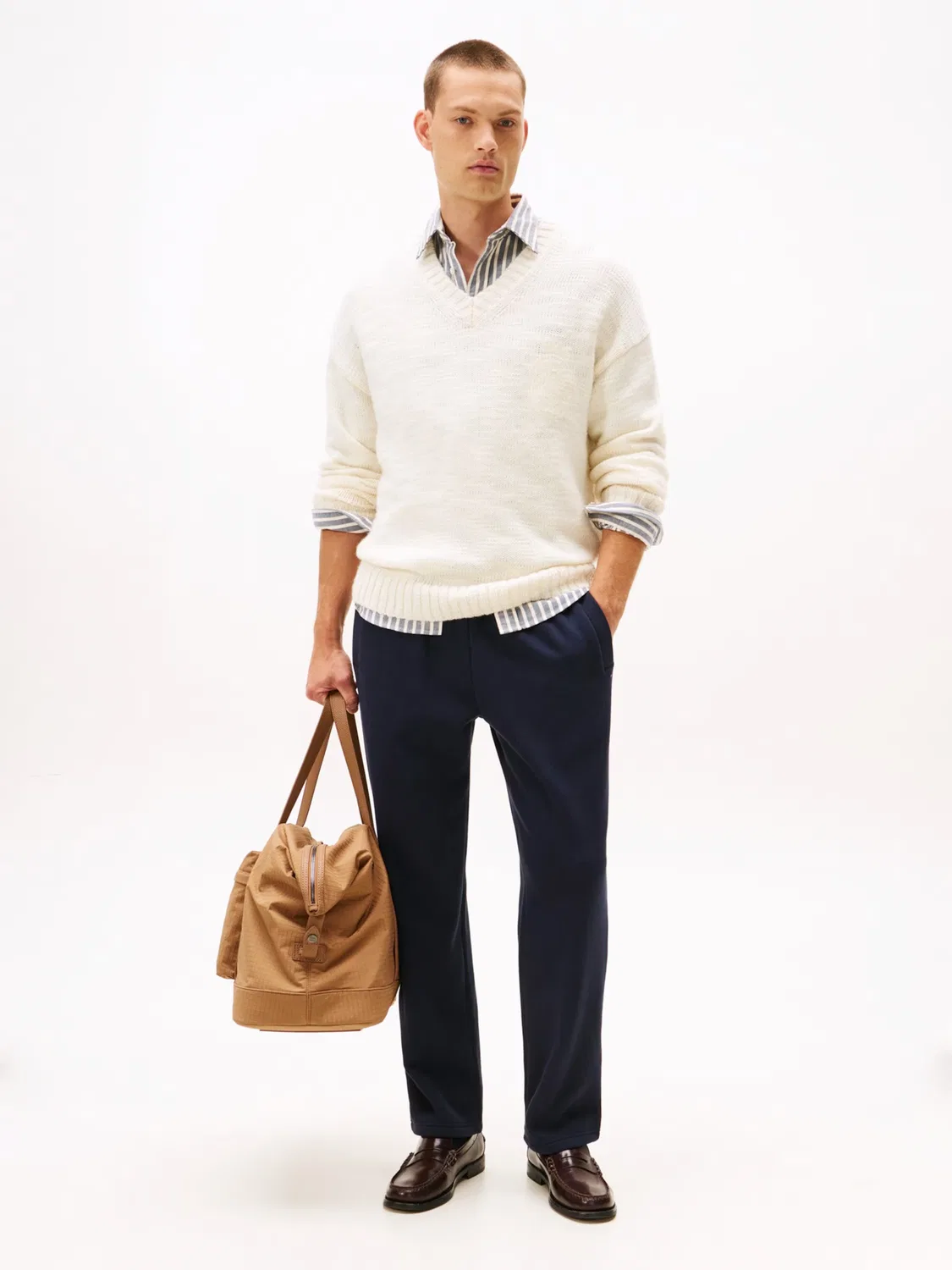 Обычные брюки Tommy Hilfiger, Navy — фото 3