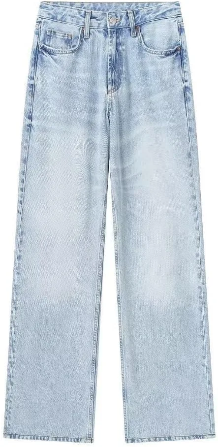 

Брюки-джинсы Blushing Comfort, широкие женские с высокой посадкой