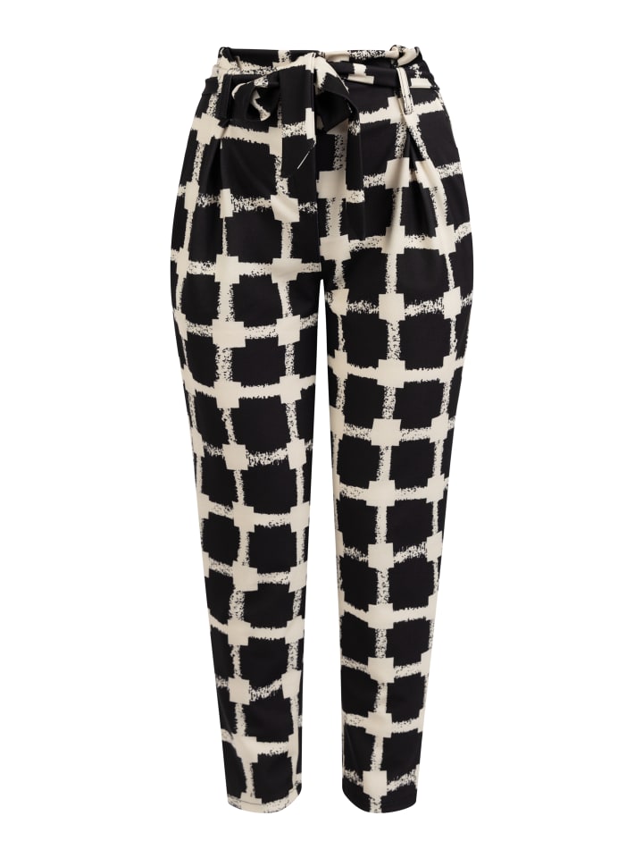 

Женские брюки черного и белого цвета faina