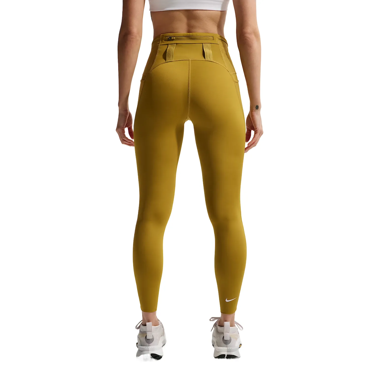 Nike Брюки для бега ACG женские Peat Moss Yellow/Ore Gray/Peat Moss Yellow/Mountain White — фото 3