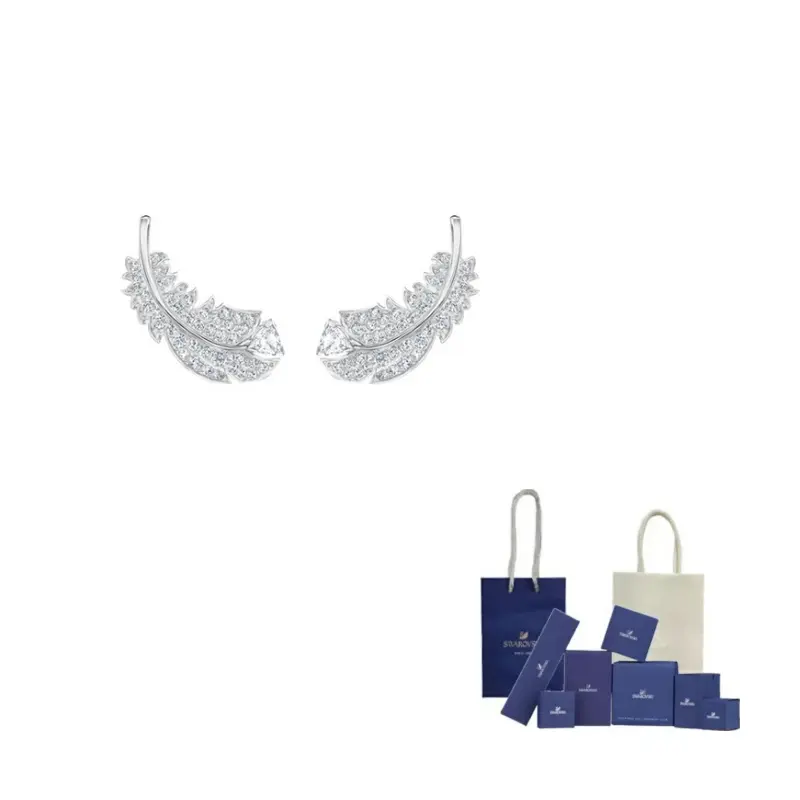 

Swarovski Серьги-гвоздики с родиевым покрытием, женские