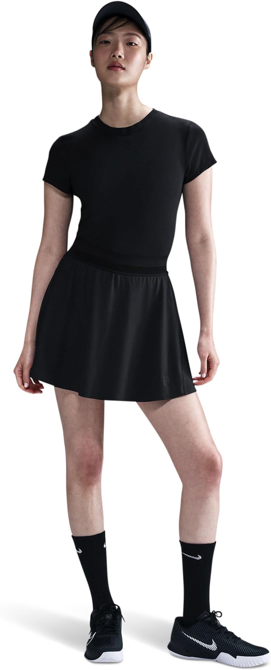 

Юбка Nike Court Ace Advantage Dri-fit Tennis Skirt, черный