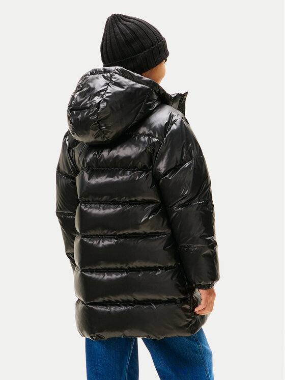 Пуховик regular fit Essential KG0KG08761 D Tommy Hilfiger, черный — фото 3