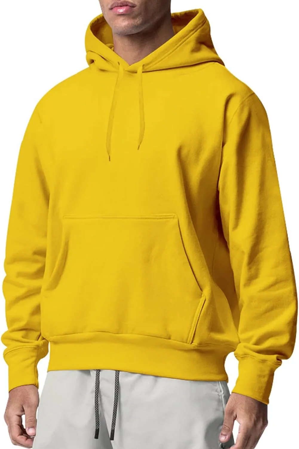 

Худи с капюшоном Loose Fit для мужчин, Casual, Plus Size