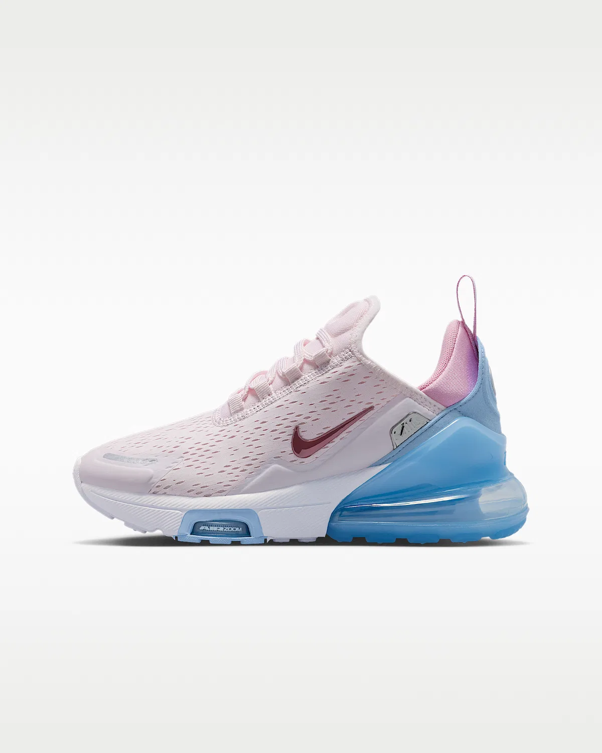 Кроссовки Nike Air Max 270 Premium для детей, Pearl Pink/White/Aluminum/Light Arctic Pink