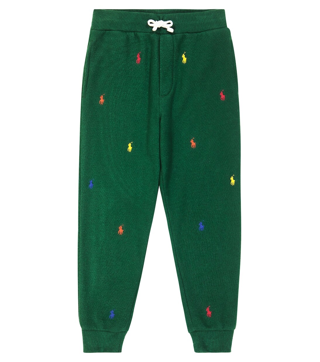 

Спортивные брюки из хлопкового джерси Polo Ralph Lauren Kids, зеленый