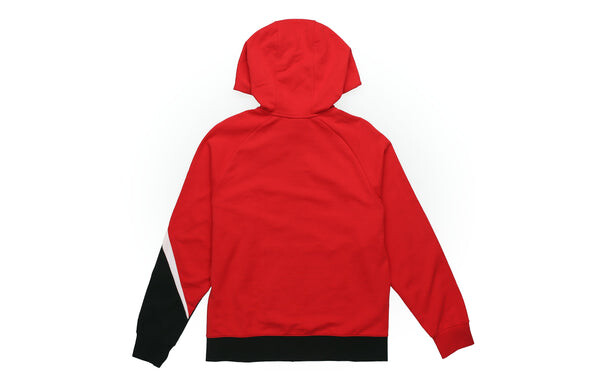 Толстовка Nike Men's Jacket Hooded Long Sleeve Color Block Casual Jacket, красный — фото 2