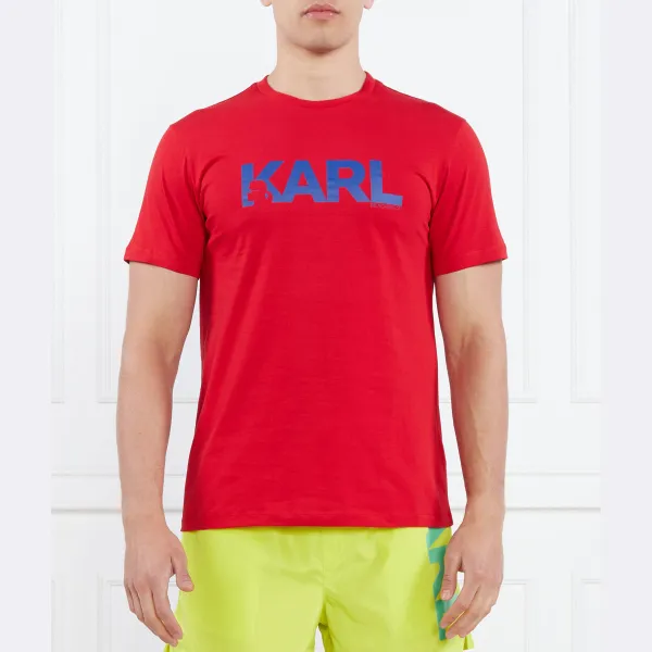 

Футболка стандартного кроя с логотипом Karl Karl Lagerfeld, красный
