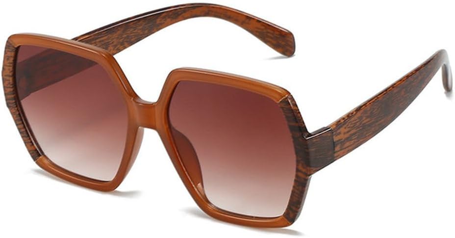 

Винтажные солнцезащитные очки Polygon для женщин и мужчин, модные солнцезащитные очки Polygon увеличенного размера с градиентным переходом, женские солнцезащитные очки UV400, SUN1493 Generic, Brown