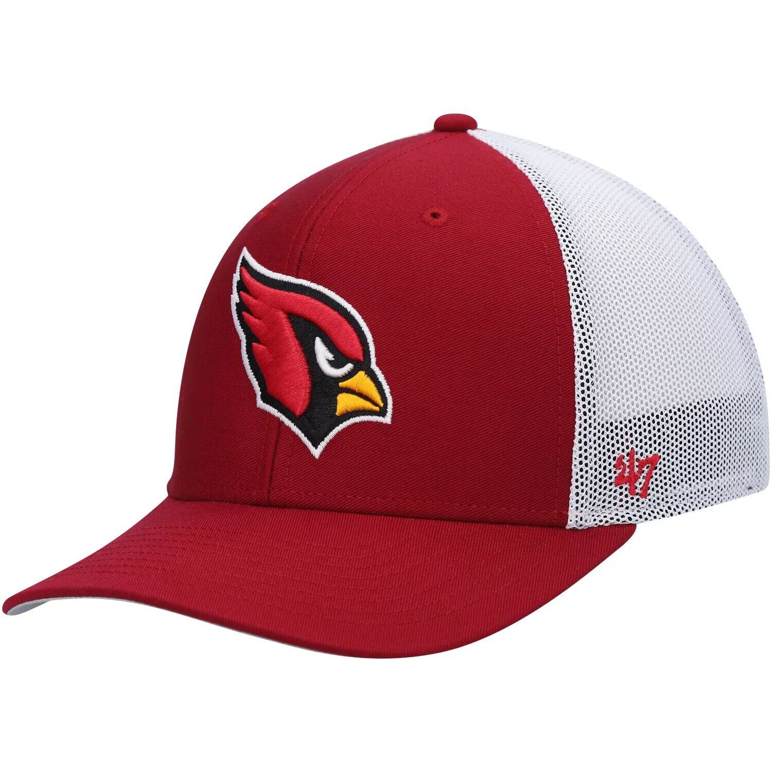

Мужская кепка '47 Cardinal/белая Arizona Cardinals Trophy Trucker Flex Hat