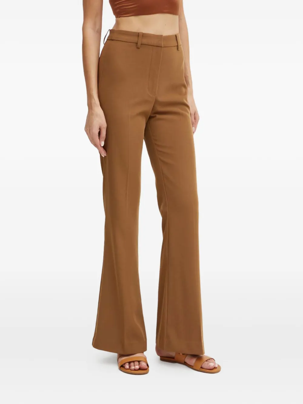 

Брюки с завышенной талией Bardot, коричневый