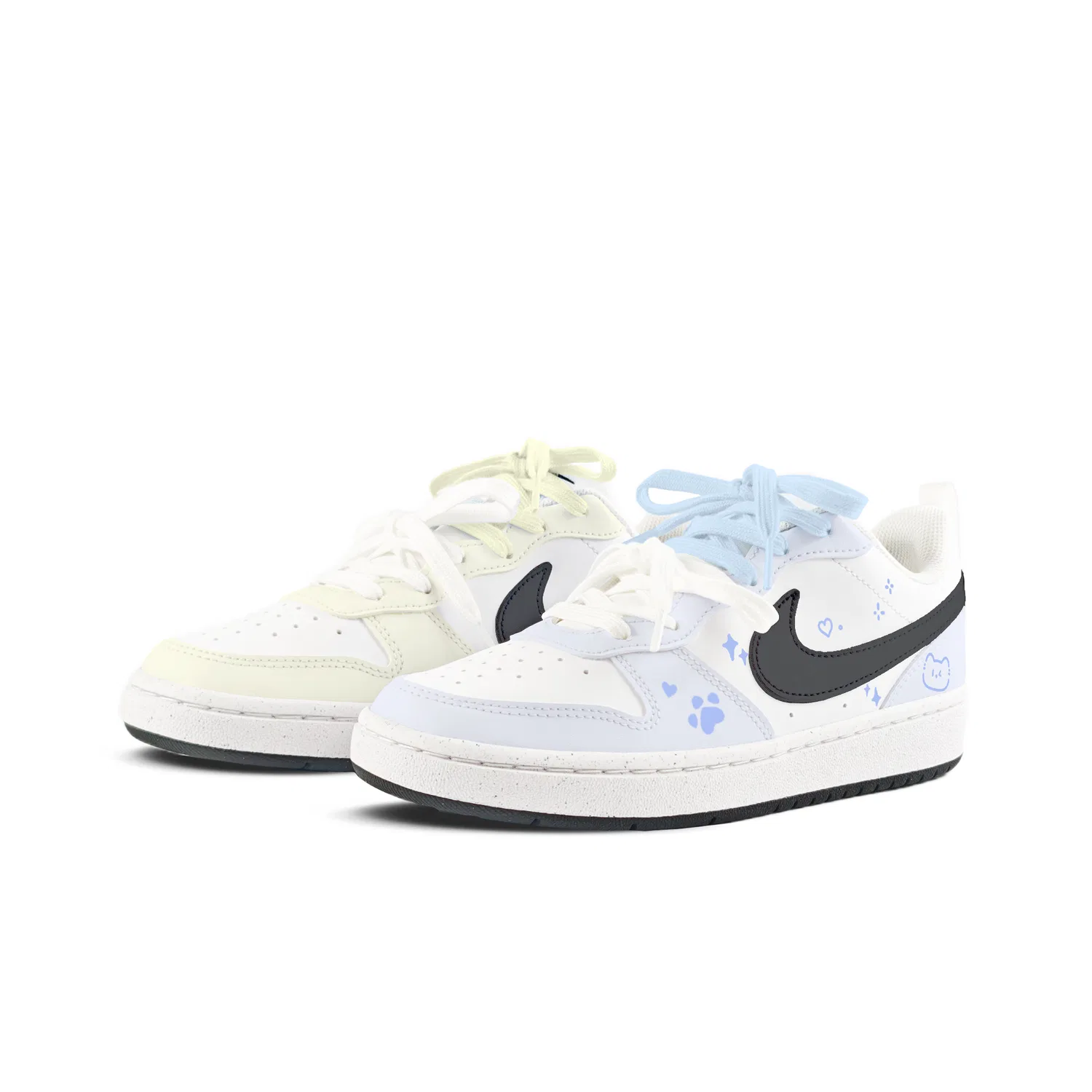 Детские кроссовки для скейтбординга Nike Court Borough белые