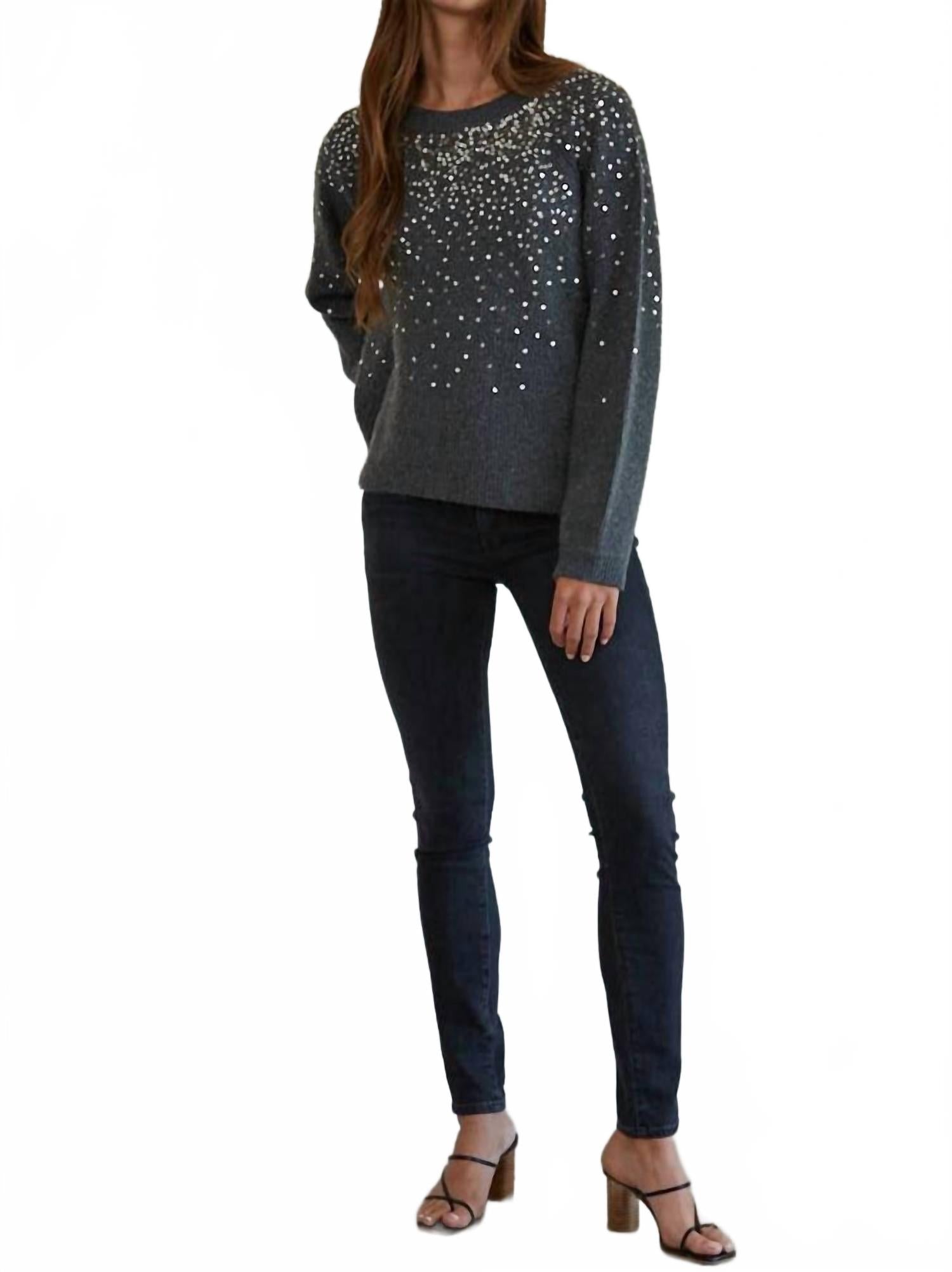 

By Together Свитер Sparks Fly Crew, цвет угольно-серебристый