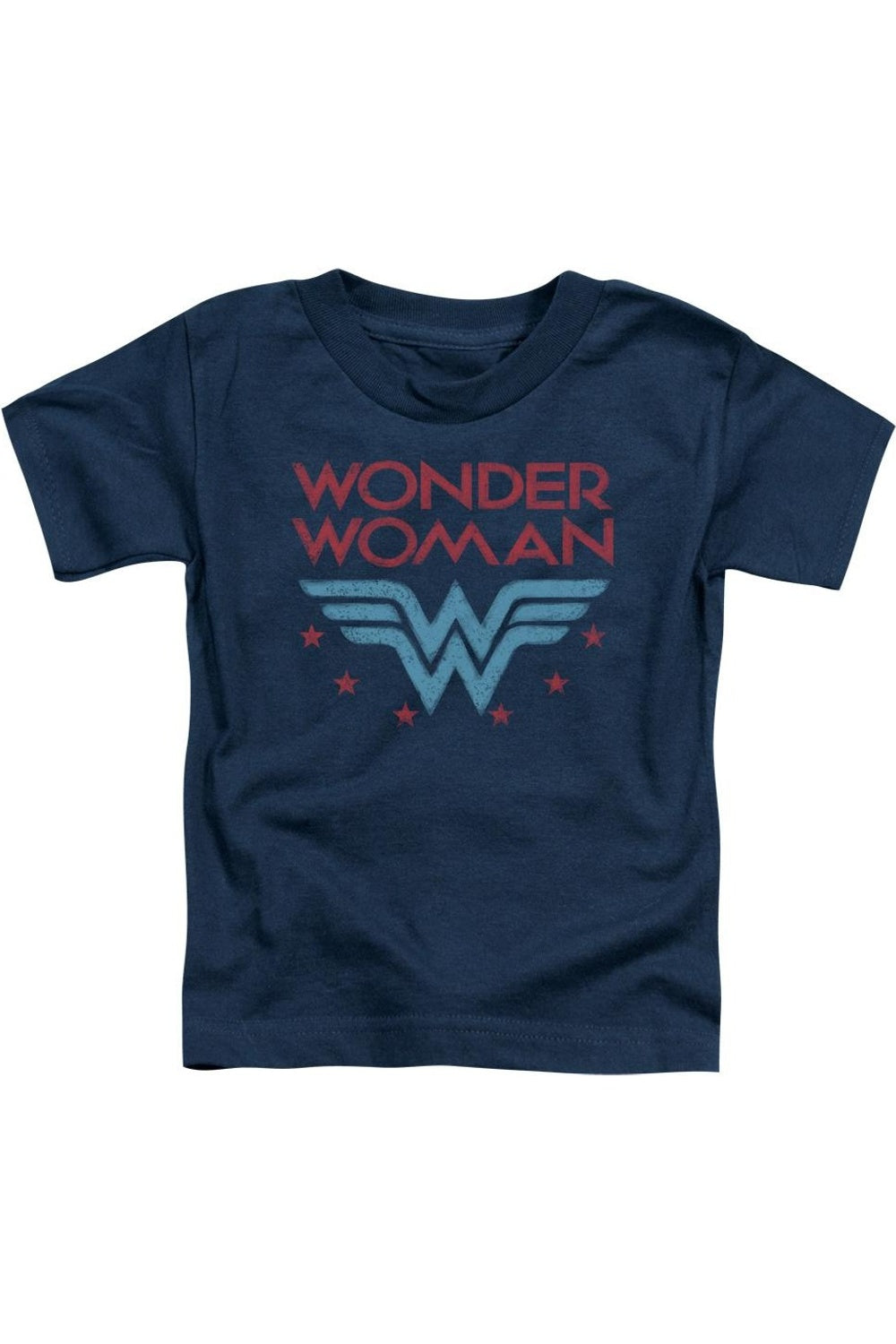 

Футболка с коротким рукавом DC Comics Wonder Woman Wonder Stars для малышей Gildan, темно-синий