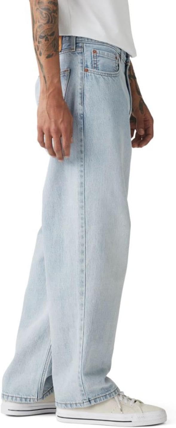 Мужские джинсы Levi's 578 Baggy Fit, светло-голубой выбеленный — фото 2