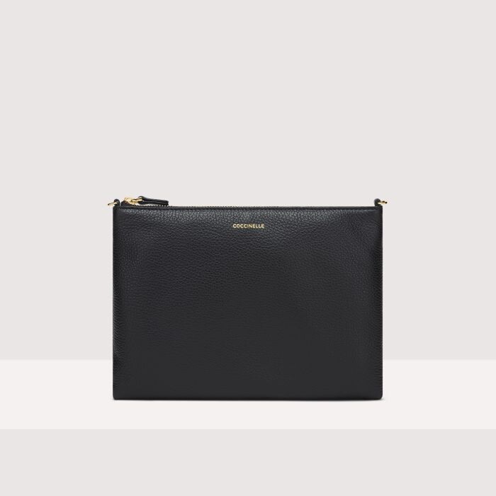 

Сумка через плечо из зерненой кожи Coccinelle BEST CROSSBODY MEDIUM, черный