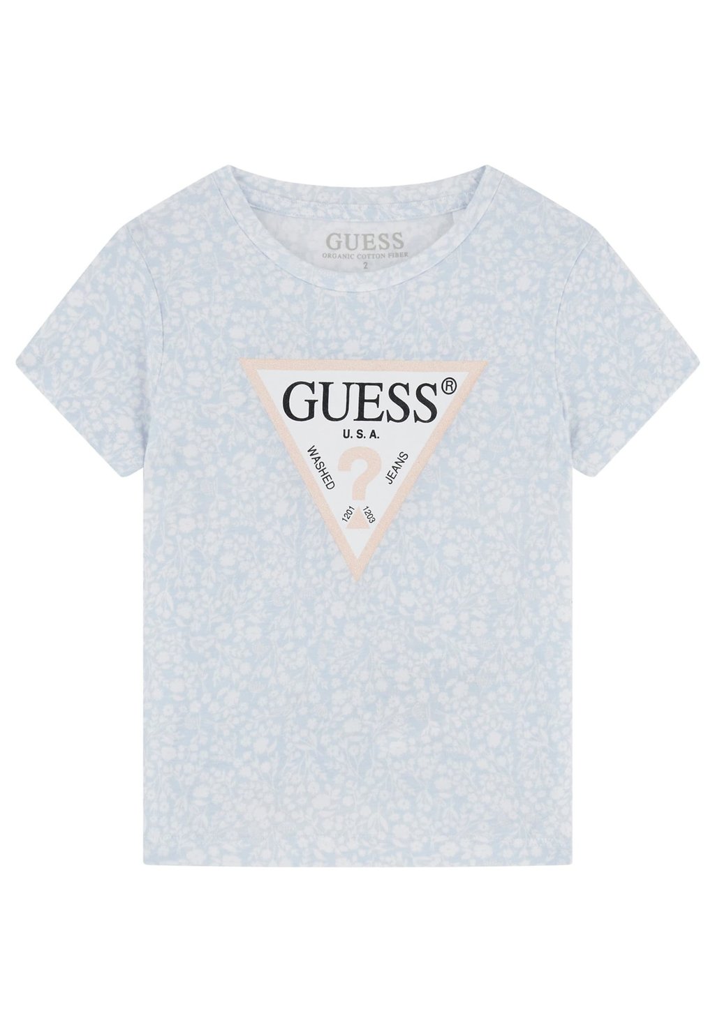 

Футболка с принтом Guess, синий