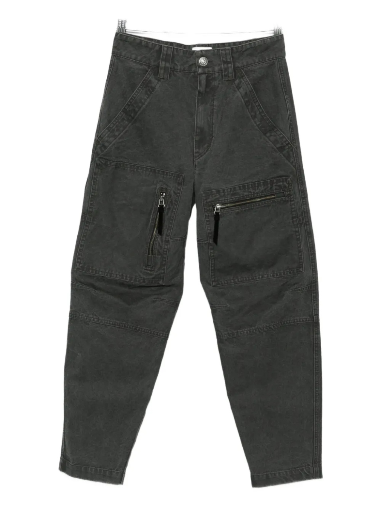 

Брюки карго с высокой талией MARANT ÉTOILE, серый