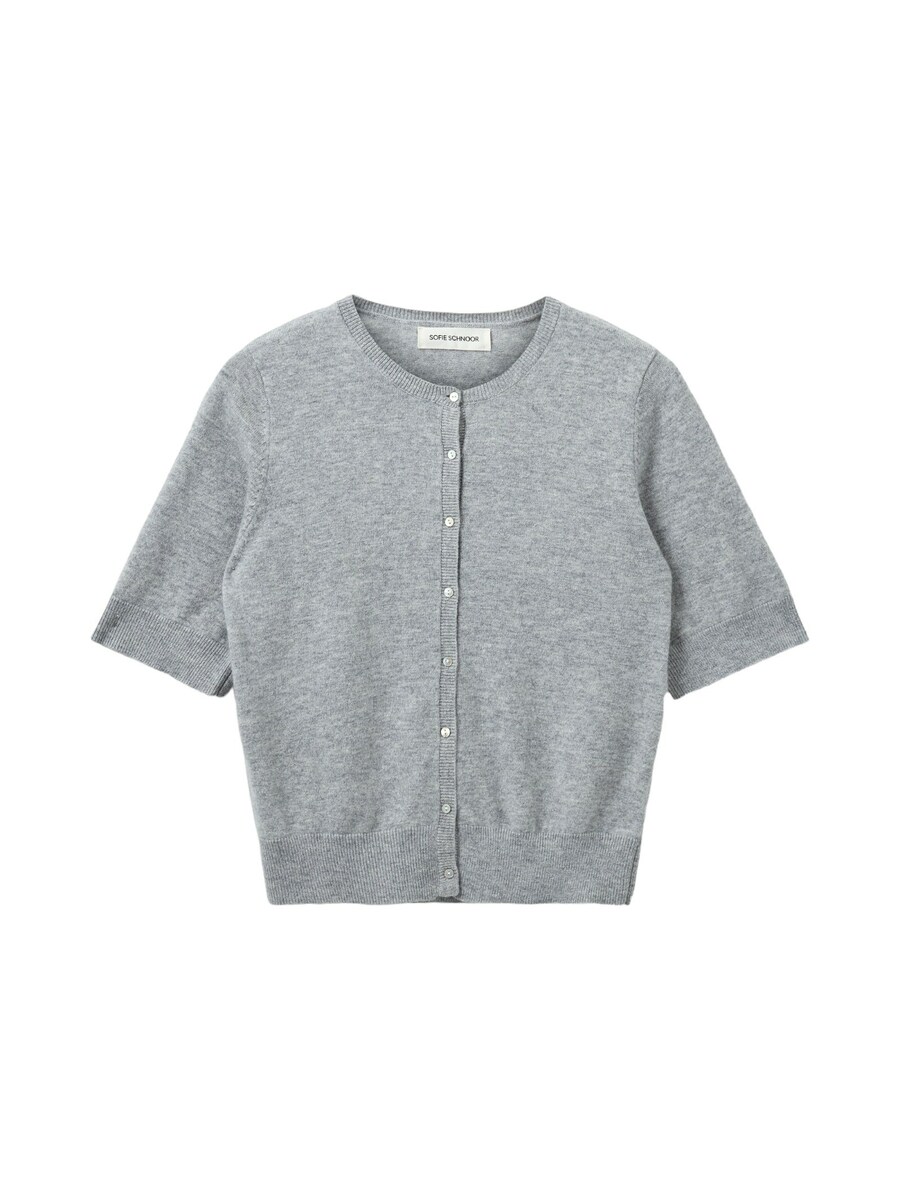 

Вязаный кардиган Sofie Schnoor Elvira, цвет Grey/mottled grey