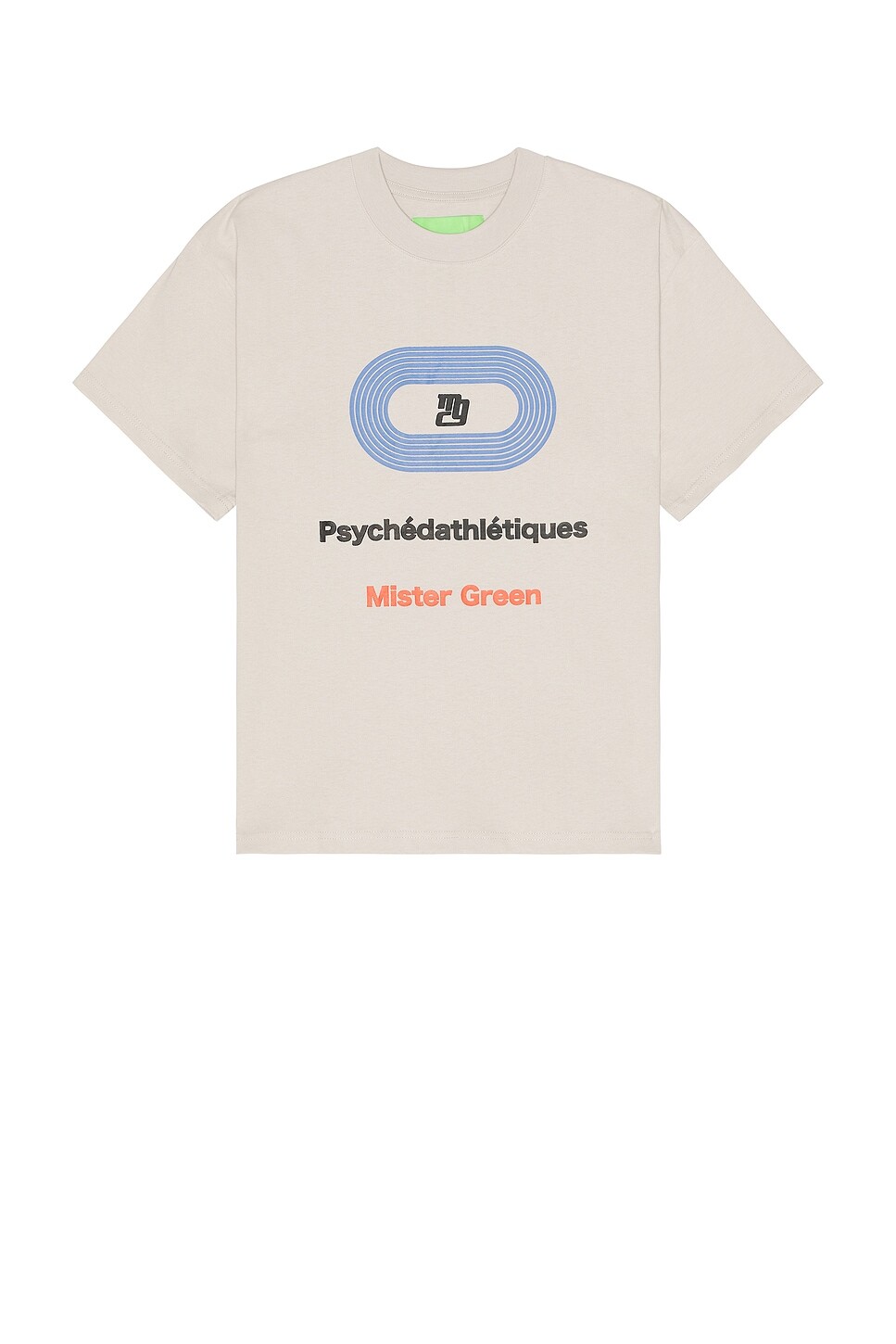 

Футболка Psychedathletiques Mister Green, цвет Desert Snow