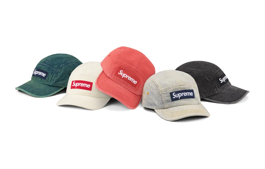 

Кепка Supreme с логотипом, черный / белый