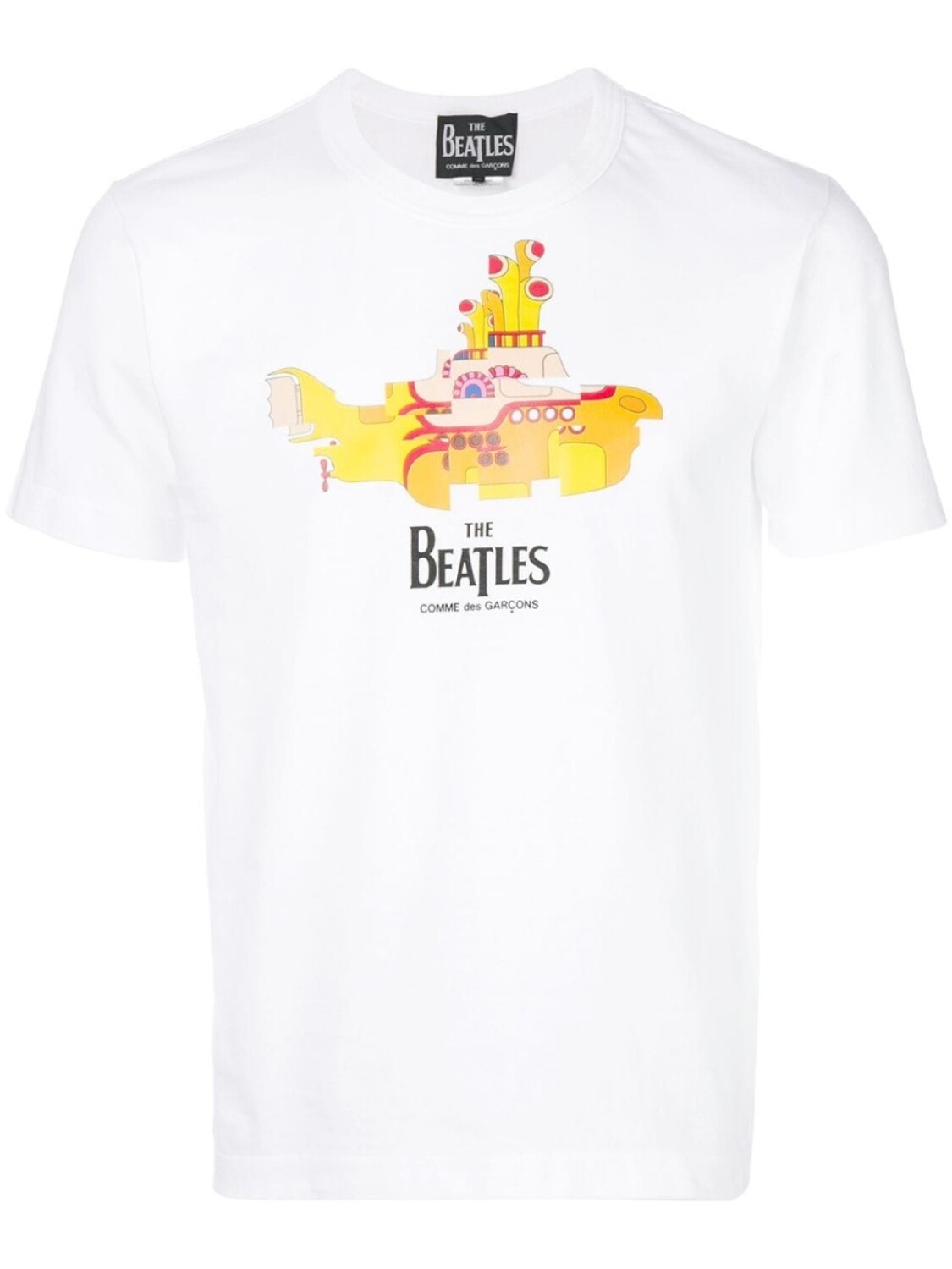 

Футболка с принтом 'The Beatles' The Beatles X Comme Des Garçons, белый