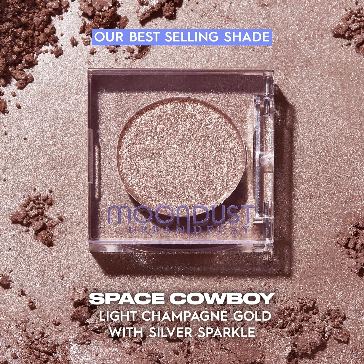 URBAN DECAY набор: спрей-фиксатор макияжа All Nighter Waterproof (118 мл) и тени Moondust (Space Cowboy) — фото 4