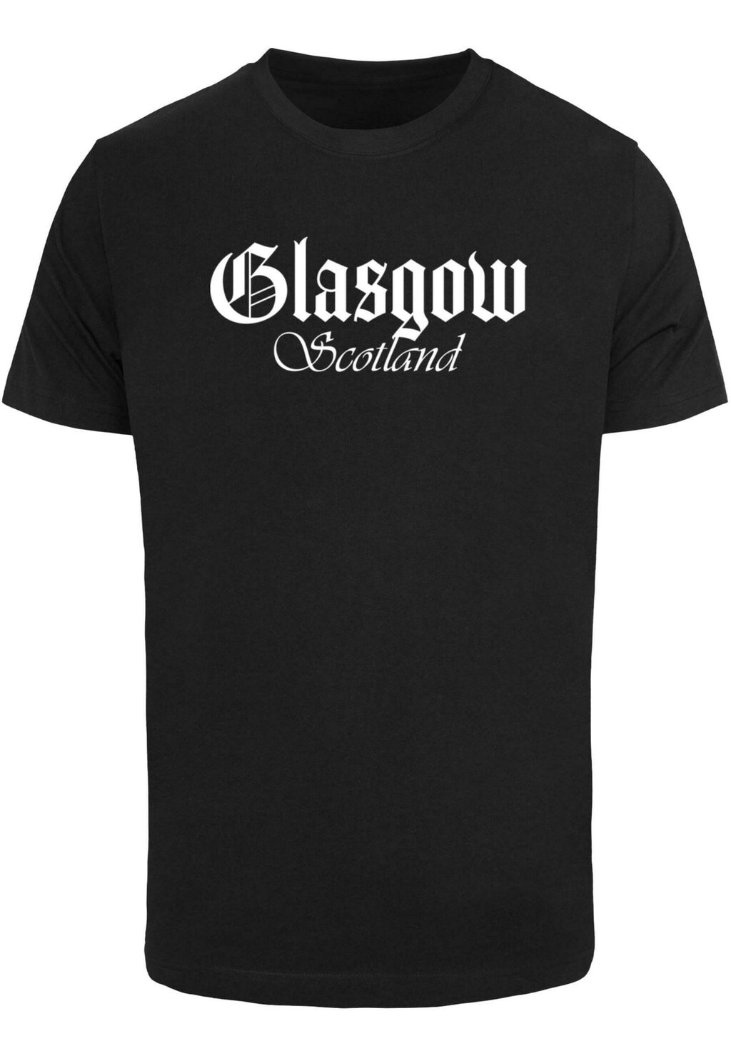 

Футболка с принтом GLASGOW SCT Mister Tee, черный
