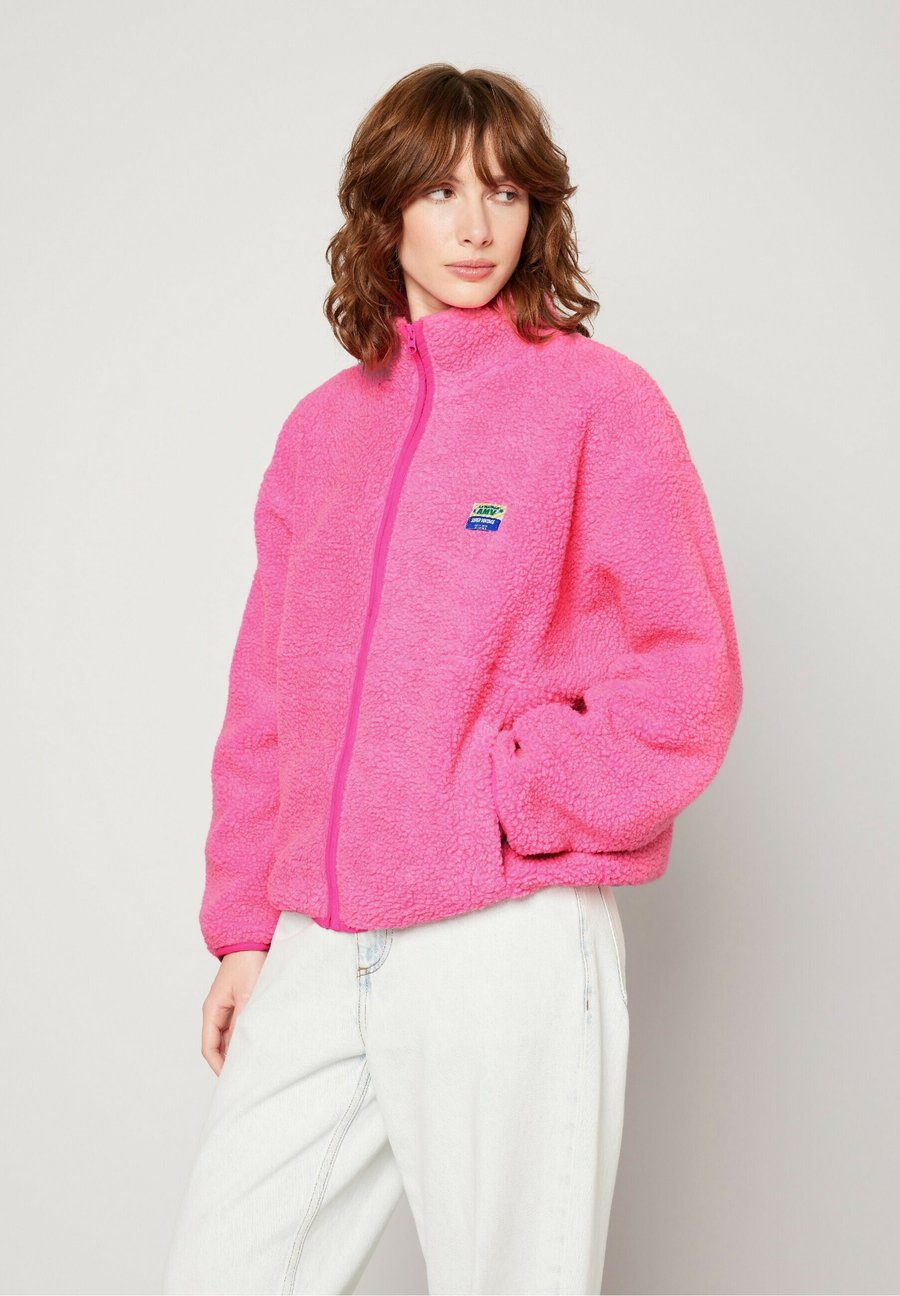 

Флисовая куртка American Vintage HOKTOWN, Pink Acid Chine/Mottled Light Pink