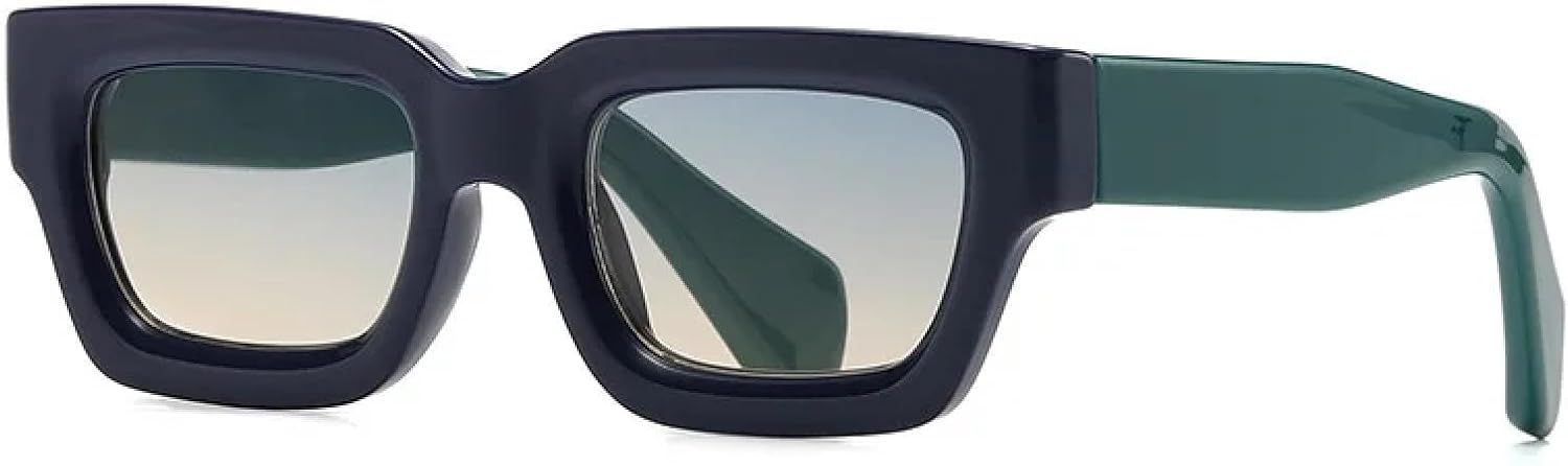 

Солнцезащитные очки с защитой от УФ-излучения UV400 | Маленькие очки в стиле панк | Линзы конфетных цветов для занятий спортом на открытом воздухе и вождения DSVIGF, Blue-greenyellow