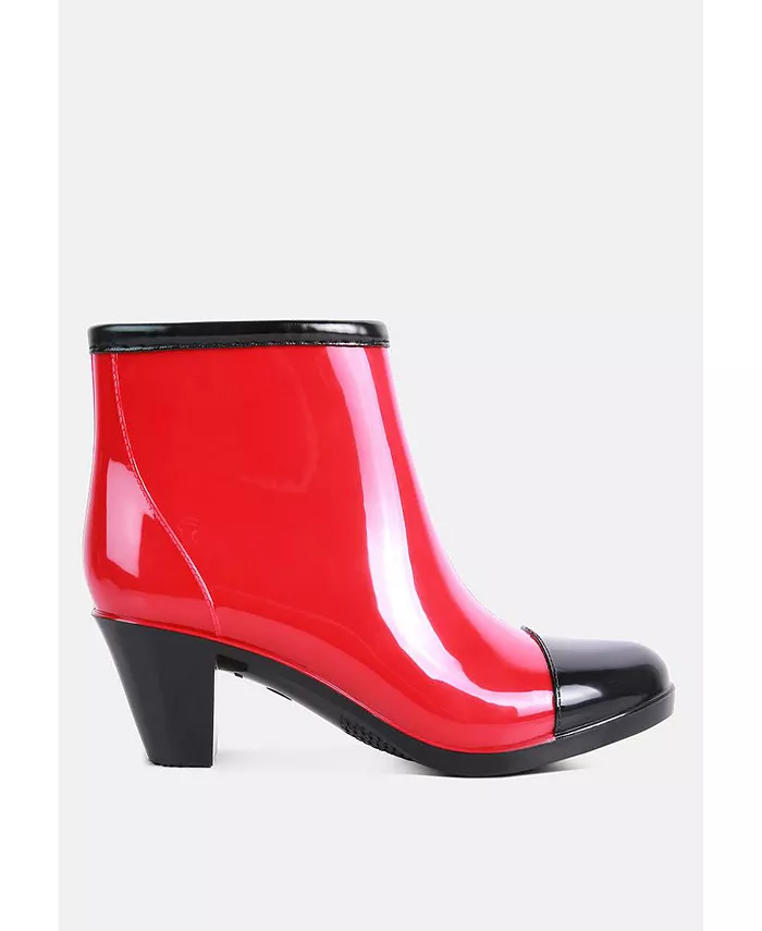 Дождевые сапоги Mizzle Smart Block Heel London Rag, красный