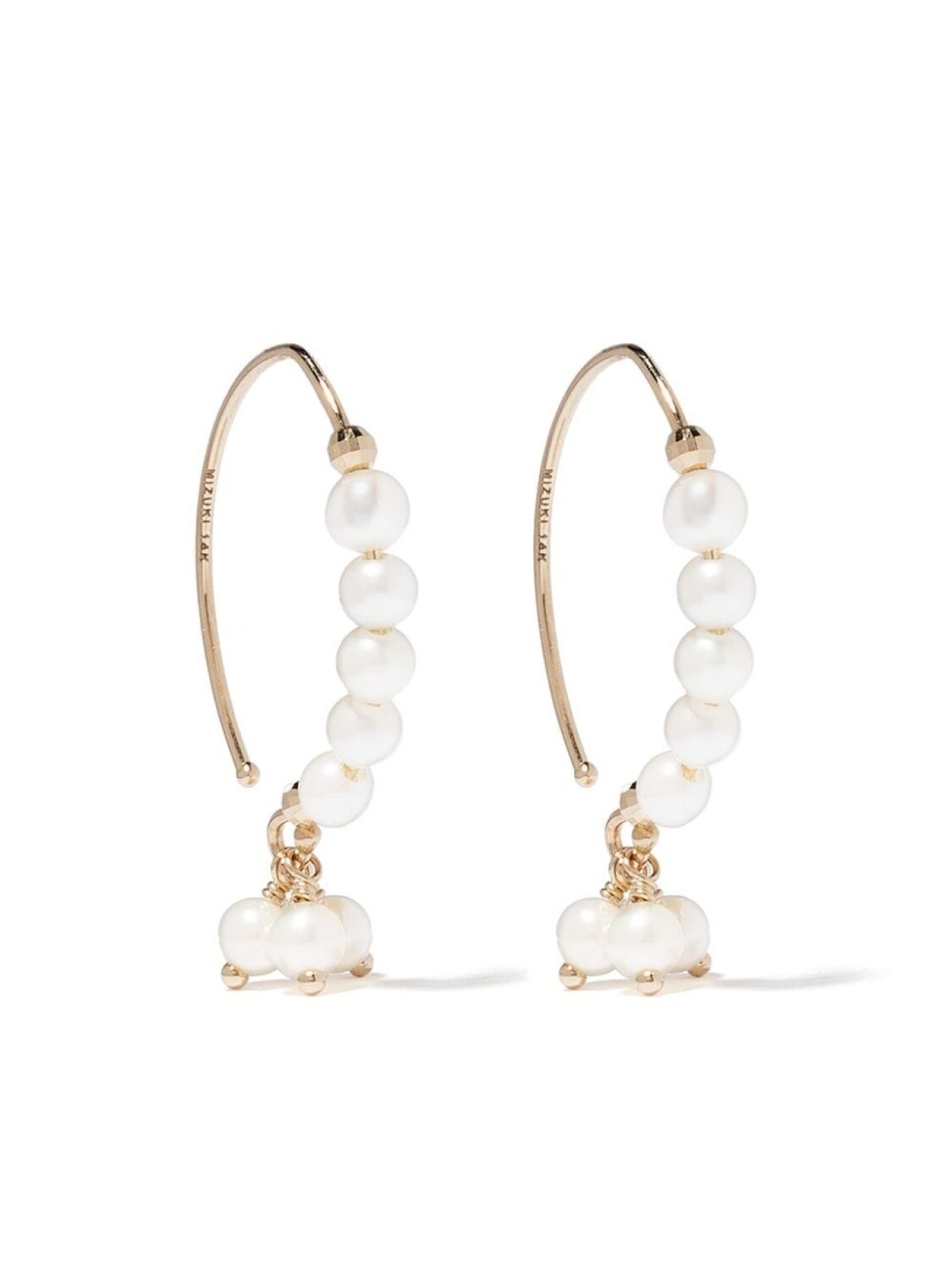 

Серьги Sea of Beauty из желтого золота Mizuki, золотой