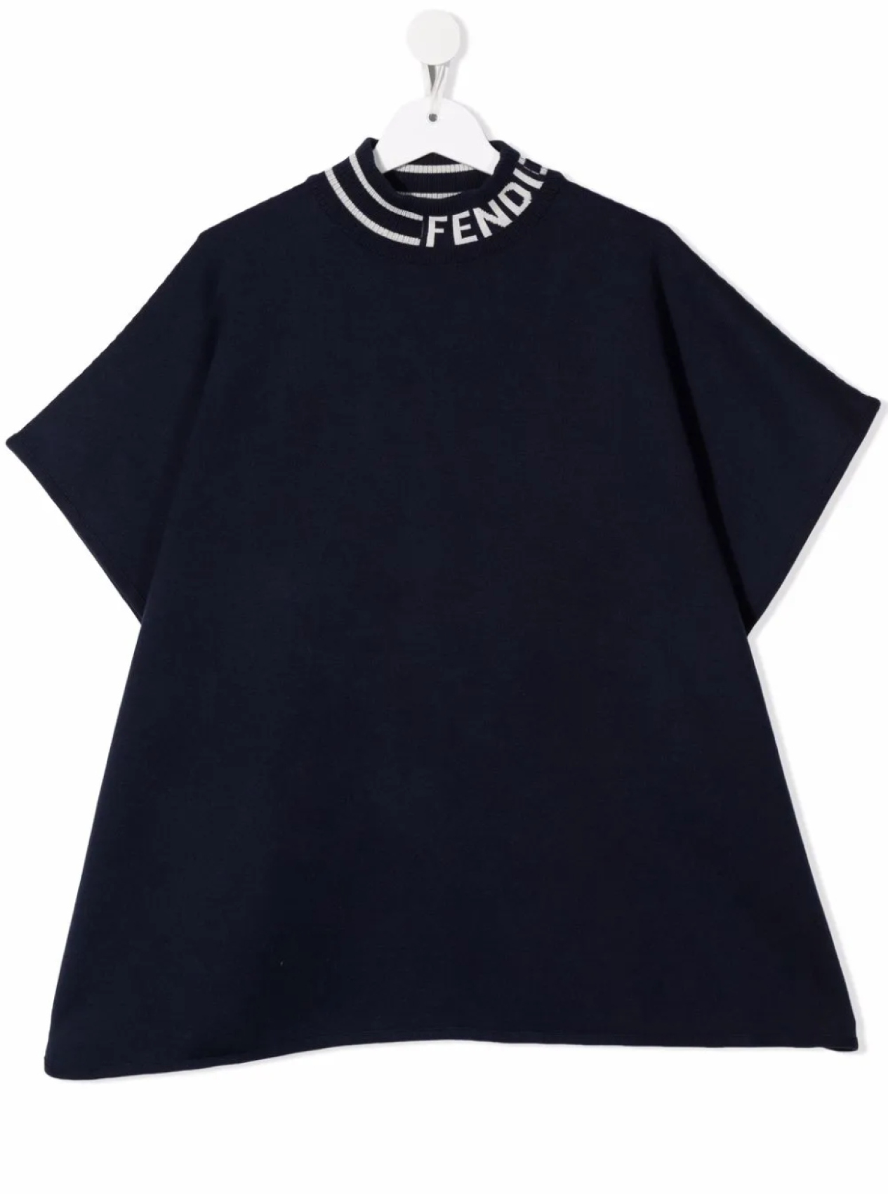 

Футболка с логотипом Fendi Kids, синий