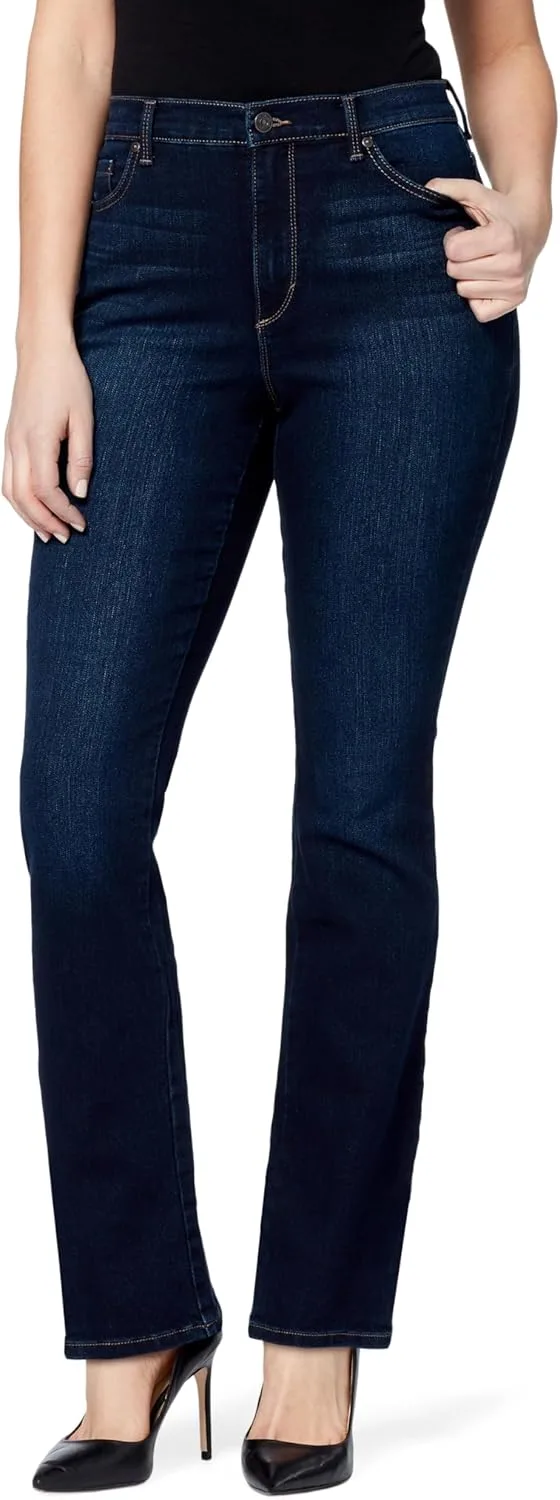 

Gloria Vanderbilt Women's Amanda Original Bootcut 5 Pocket High Rise Jean Standard