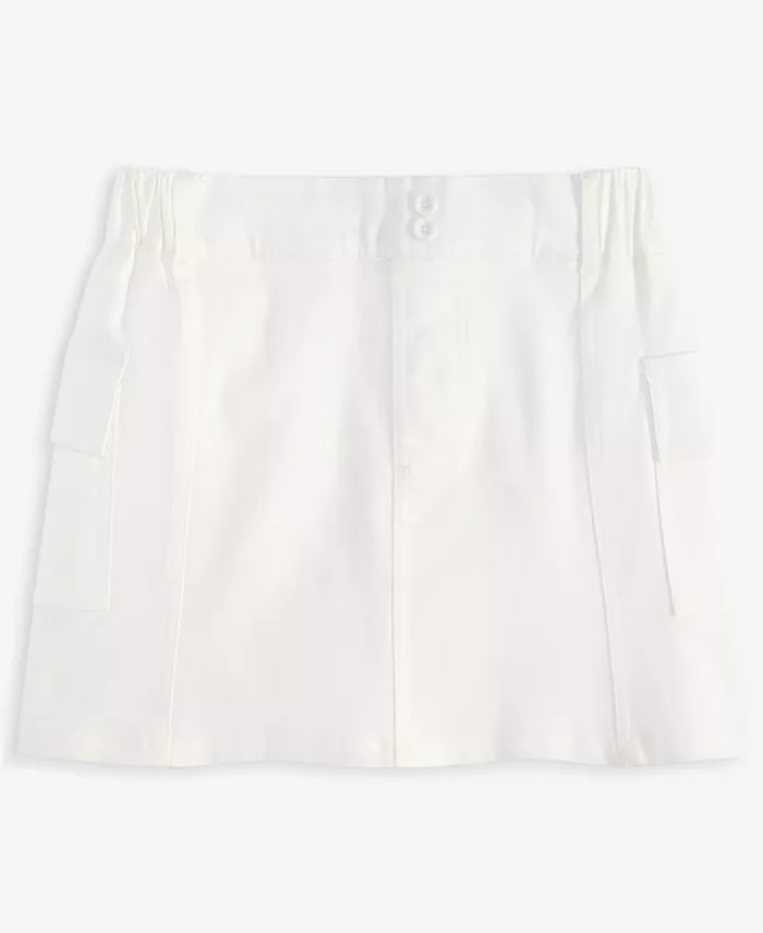 

Эластичная карго-юбка для девочек постарше With Jules, белый