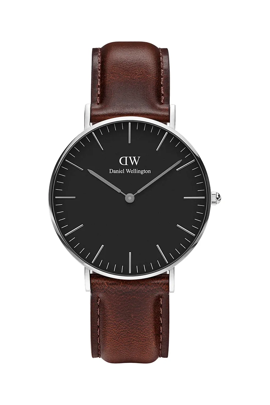 

Классические черные часы Durham 36 Daniel Wellington, коричневый