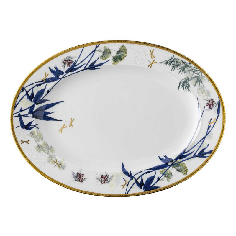 

Тарелка Heritage Turandot белая 34 см Rosenthal, красочный
