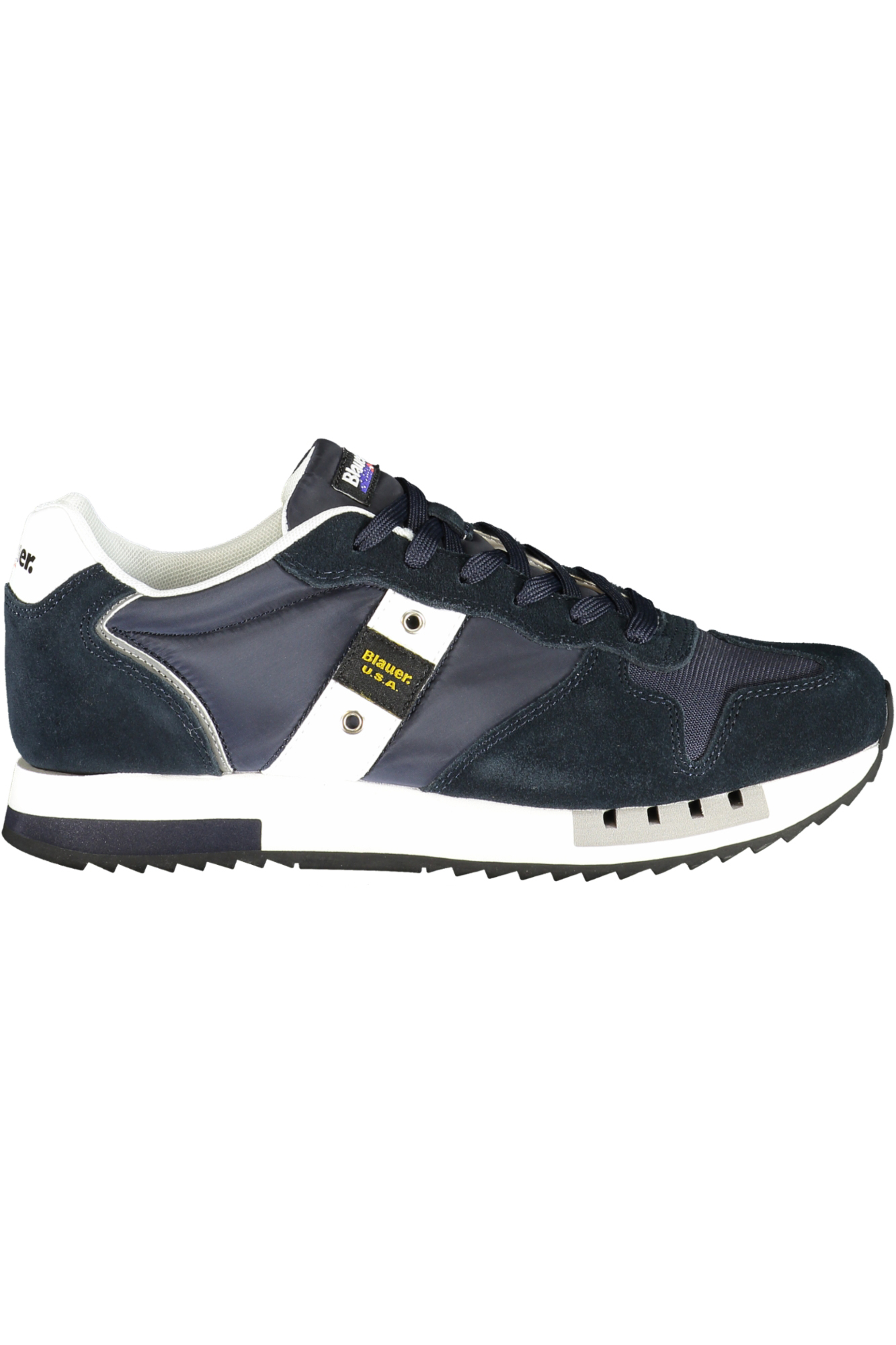 

Кроссовки спортивные мужские Blauer на шнурках, синий / белый