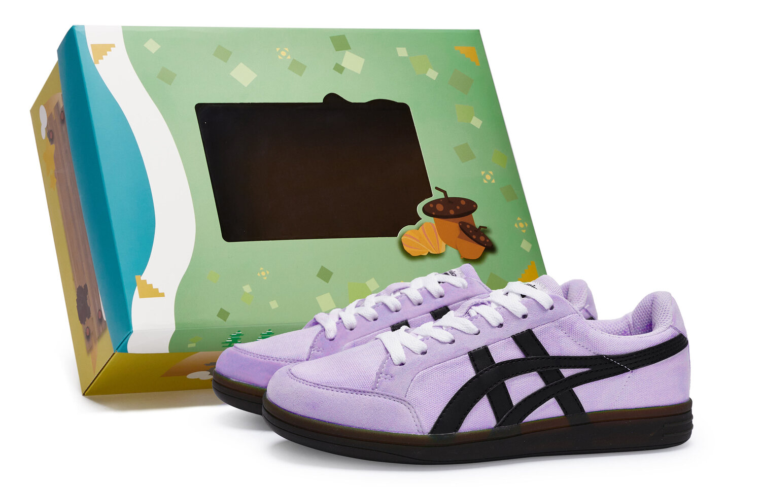 Onitsuka Tiger Advanti Coverage Лоу Топ скейтборд обувь унисекс фиолетовый черный, цвет Purple Black — фото 2