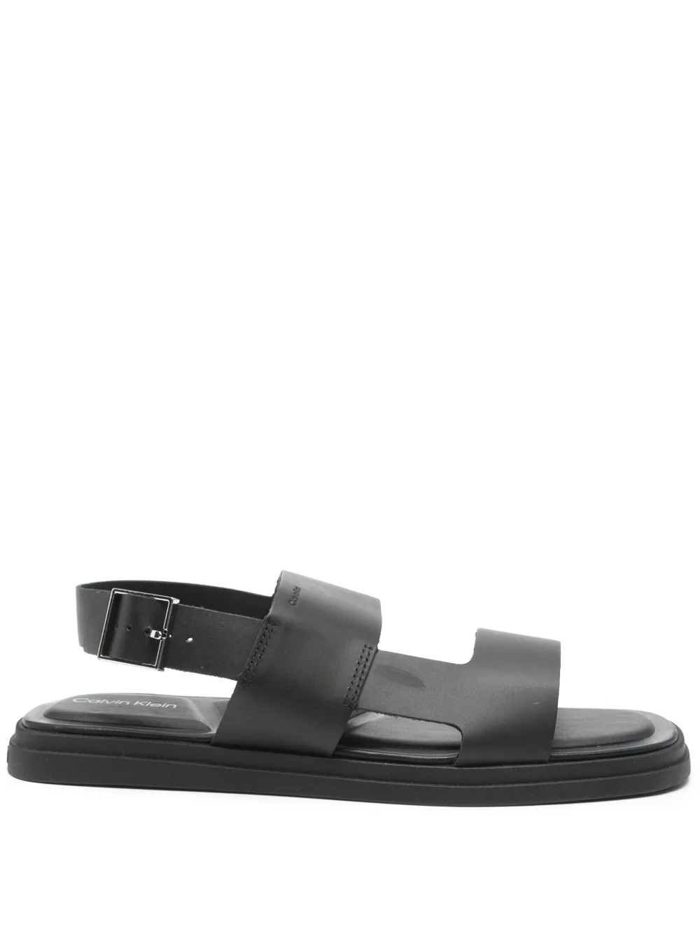

Сандалии на резиновой подошве Calvin Klein, черный