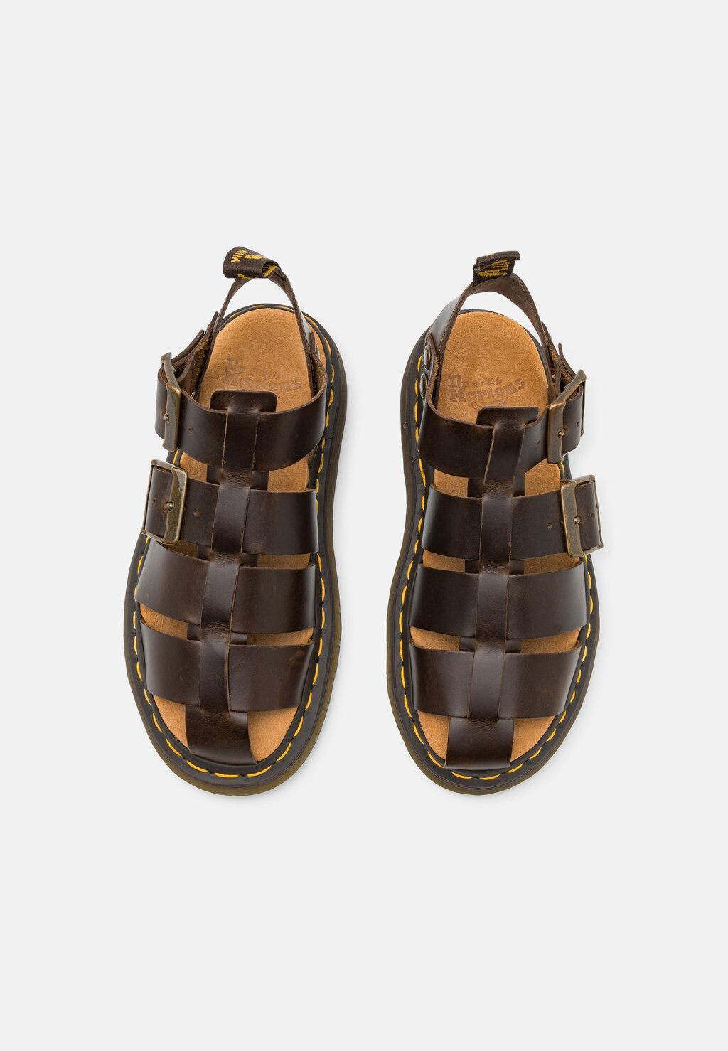 Сандалии с ремешком GARIN UNISEX Dr. Martens, цвет brown — фото 4