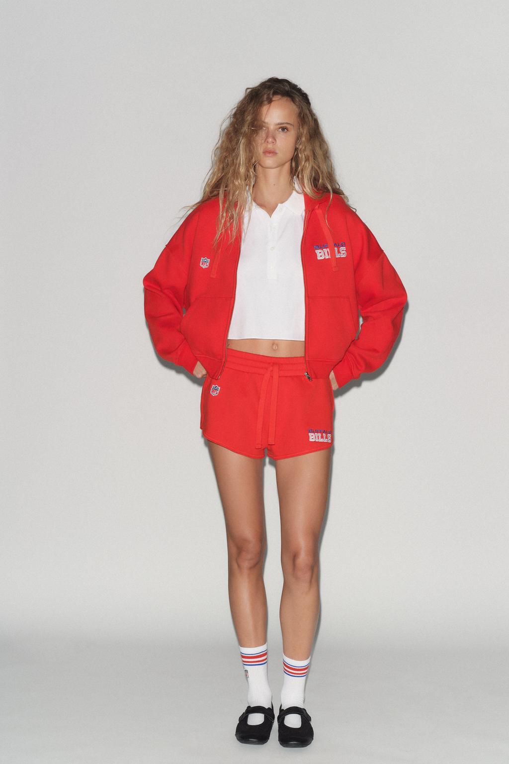 

Шорты nfl bills ZARA, красный