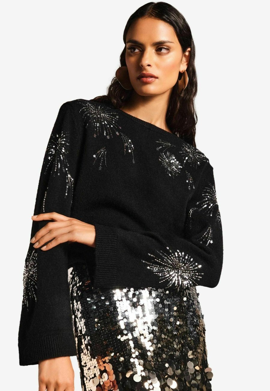 

Джемпер Love & Roses Jumper, Black Sequin/Black