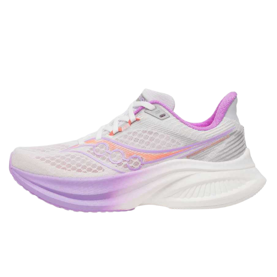 

Saucony Женские кроссовки для бега Endorphin Speed 5 Abrasion Resistant Low top белые фиолетовые