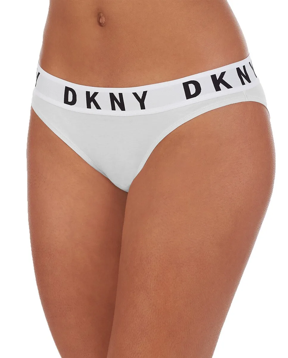 

Бесшовные трусики с логотипом DKNY, белый