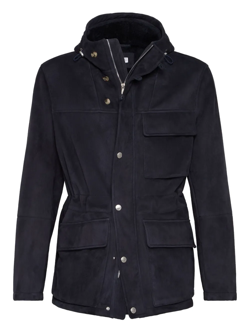 

Куртка с капюшоном Brunello Cucinelli, синий